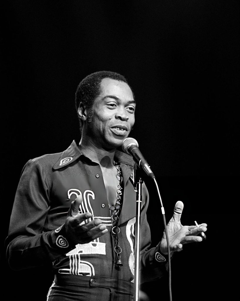 Fela Kuti Photo by Ebet Roberts/Redferns/Getty Images